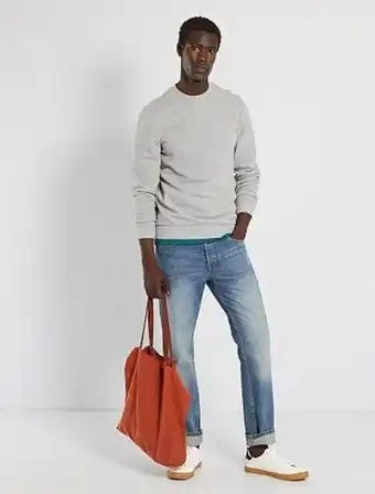 Kiabi Sweatshirt em piqué de algodão promoção
