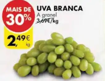 Pingo Doce Uva branca a granel promoção