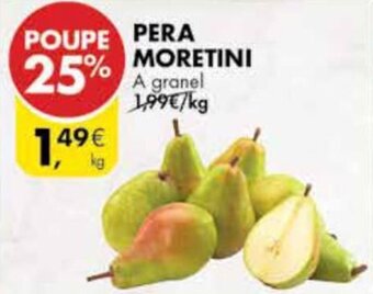 Pingo Doce Pera Moretini promoção