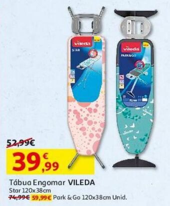 Auchan Tábua engomar vileda promoção