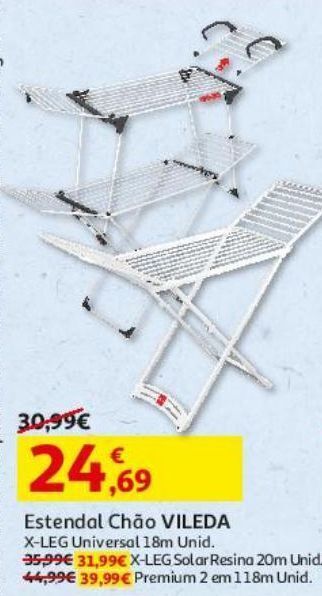 Auchan Estendal chão vileda promoção