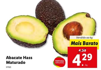 Lidl Abacate Hass Maturado promoção