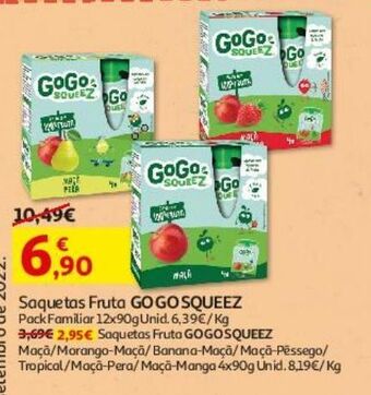 Auchan Saqueta fruta go go squeez promoção
