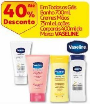 Auchan Creme mãos vaseline promoção