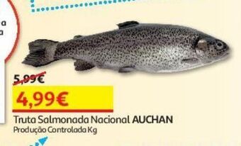Truta salmonada nacional auchan produção controlada kg
