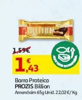 Auchan Barra proteica billion prozis promoção