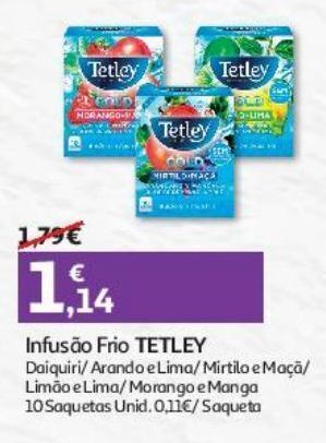 Auchan Infusão frio tetley promoção