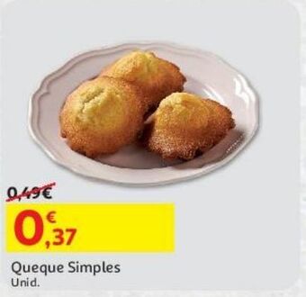Queque simples estrela und