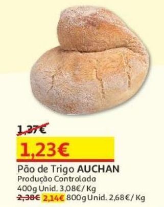 Auchan Pão de trigo auchan promoção