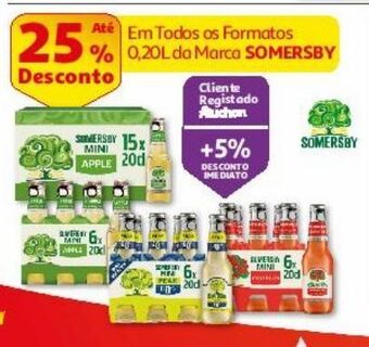 Auchan Sidra somersby promoção