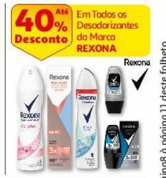 Auchan Deo stick rexona promoção
