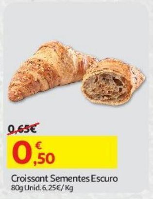 Auchan Croissant multisementes escuro 80 g promoção