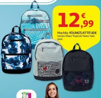 Auchan Mochila young's attitude promoção