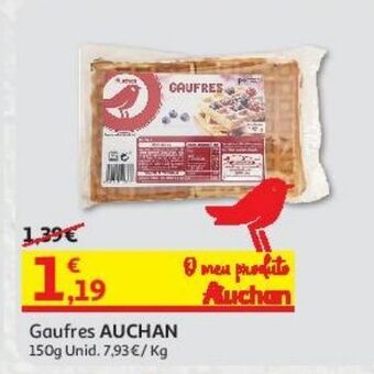 Auchan Gaufres auchan 150 g promoção