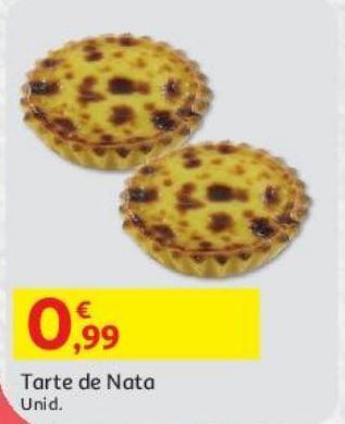 Auchan Tarte de nata un promoção