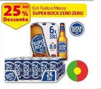 Auchan Cerveja sem álcool super bock promoção