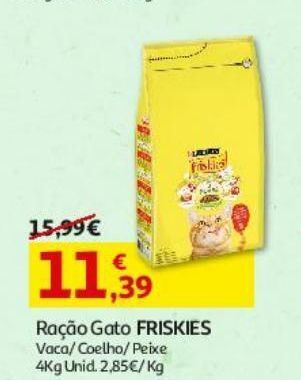 Auchan Ração gato friskies promoção