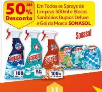 Auchan Limpeza spray sonasol promoção