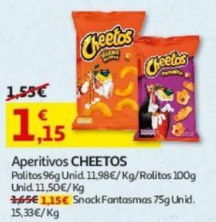 Auchan Palitos cheetos promoção