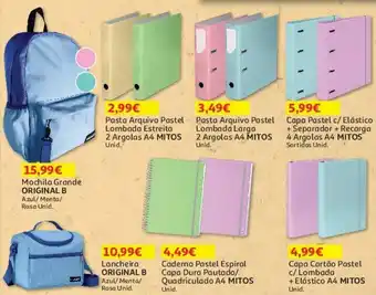 Auchan Mochila grande original b promoção