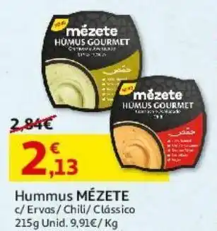 Auchan Hummus mézete promoção