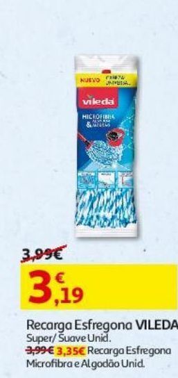 Auchan Recarga esfregona vileda promoção