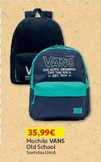 Auchan Mochila vans old school promoção