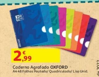 Caderno agrafado oxford