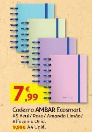 Auchan Caderno ecosmart promoção