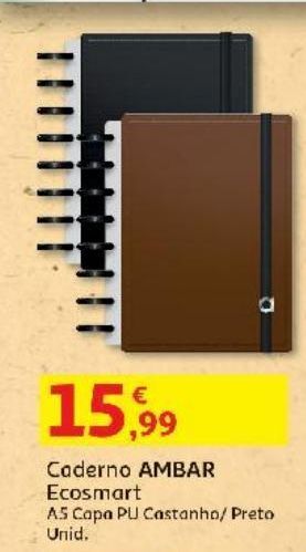 Auchan Caderno ecosmart promoção