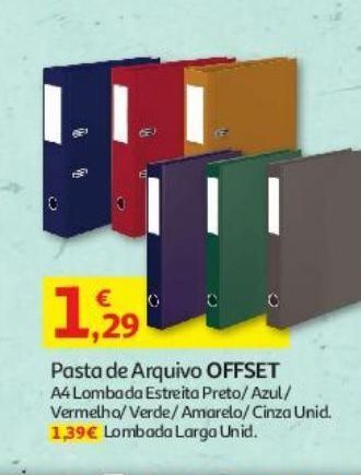 Auchan Pasta arquivo a4 offset promoção