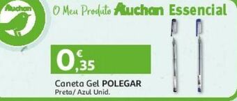 Auchan Caneta gel polegar promoção
