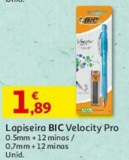 Auchan Lapiseira velocity pro bic promoção
