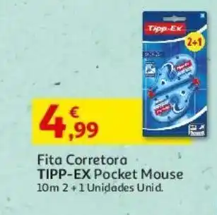 Fita corretora tipp-ex pocket mouse 10m 2+1un