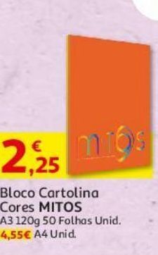 Auchan Bloco cartolina mitos promoção
