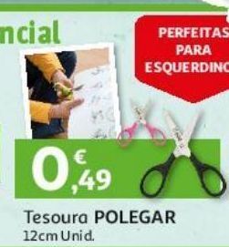 Auchan Tesoura polegar 12cm promoção