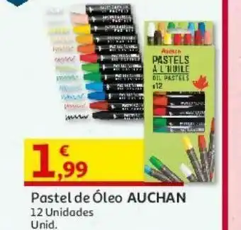 Auchan Pastel de oleo auchan 12un promoção