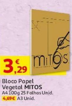 Auchan Bloco papel vegetal mitos promoção