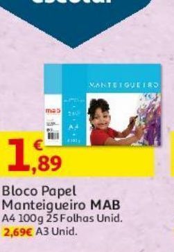 Auchan Bloco papel manteigueiro mab promoção