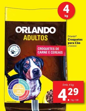 Lidl Comida de cachorro orlando promoção