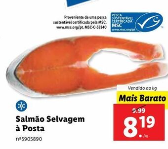 Lidl Salmão promoção