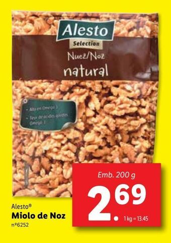Lidl Nozes alesto promoção