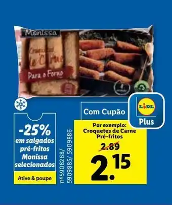 Lidl Congelados monissa promoção