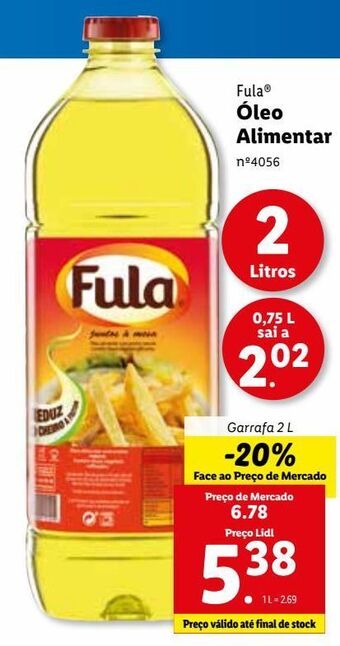 Lidl Óleos fula promoção