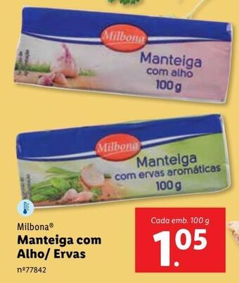 Lidl Manteiga milbona promoção