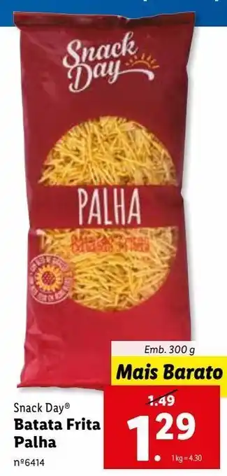Lidl Batatas snack day promoção