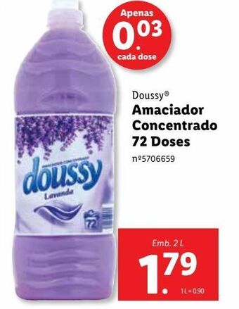 Lidl Amaciador promoção