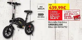 Auchan Bicicleta eletrica urbanglide: bike-140 bk56792 promoção