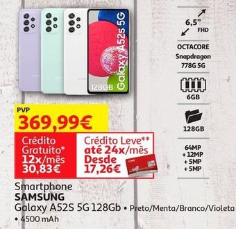 Auchan Smartphone samsung promoção