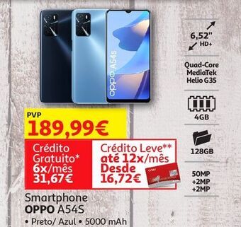 Auchan Smartphone oppo promoção
